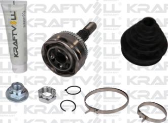 KRAFTVOLL GERMANY 01020161 - Шарнирный комплект, ШРУС, приводной вал autospares.lv