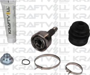 KRAFTVOLL GERMANY 01020167 - Шарнирный комплект, ШРУС, приводной вал autospares.lv