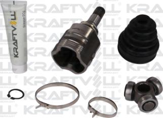 KRAFTVOLL GERMANY 01020119 - Шарнирный комплект, ШРУС, приводной вал autospares.lv