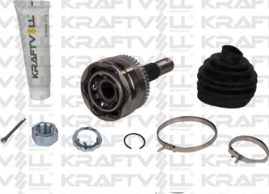 KRAFTVOLL GERMANY 01020137 - Шарнирный комплект, ШРУС, приводной вал autospares.lv