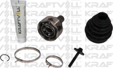 KRAFTVOLL GERMANY 01020122 - Шарнирный комплект, ШРУС, приводной вал autospares.lv