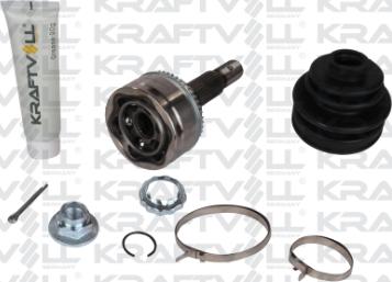 KRAFTVOLL GERMANY 01020170 - Шарнирный комплект, ШРУС, приводной вал autospares.lv