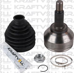 KRAFTVOLL GERMANY 01020249 - Шарнирный комплект, ШРУС, приводной вал autospares.lv