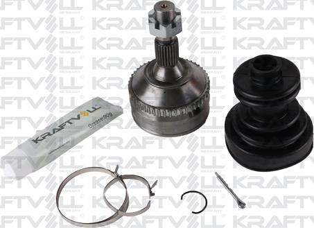 KRAFTVOLL GERMANY 01020200 - Шарнирный комплект, ШРУС, приводной вал autospares.lv