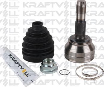 KRAFTVOLL GERMANY 01020224 - Шарнирный комплект, ШРУС, приводной вал autospares.lv