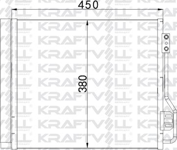 KRAFTVOLL GERMANY 08060076 - Конденсатор кондиционера autospares.lv