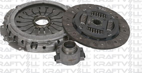 KRAFTVOLL GERMANY 03010034 - Комплект сцепления autospares.lv