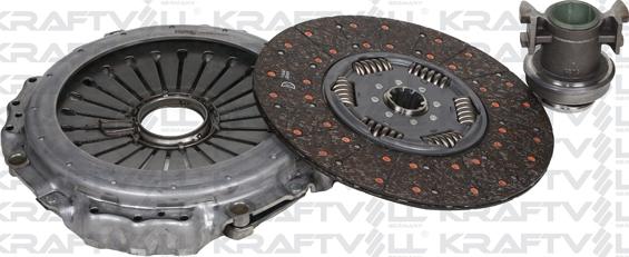 KRAFTVOLL GERMANY 03010075 - Комплект сцепления autospares.lv