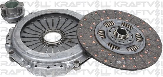 KRAFTVOLL GERMANY 03010132 - Комплект сцепления autospares.lv