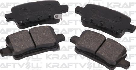 KRAFTVOLL GERMANY 07010099 - Тормозные колодки, дисковые, комплект autospares.lv