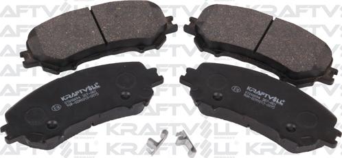 KRAFTVOLL GERMANY 07010094 - Тормозные колодки, дисковые, комплект autospares.lv