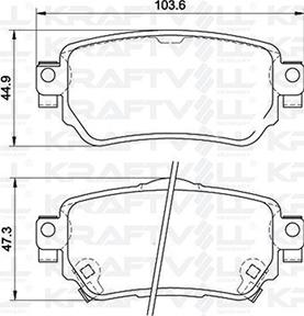 KRAFTVOLL GERMANY 07010093 - Тормозные колодки, дисковые, комплект autospares.lv