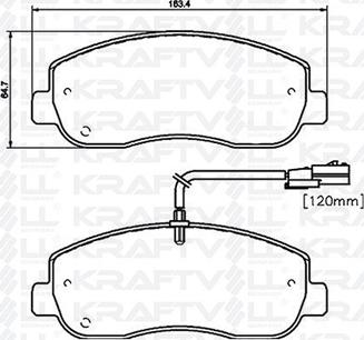 KRAFTVOLL GERMANY 07010059 - Тормозные колодки, дисковые, комплект autospares.lv