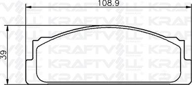 KRAFTVOLL GERMANY 07010002 - Тормозные колодки, дисковые, комплект autospares.lv