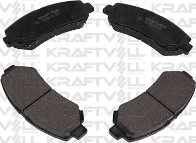 KRAFTVOLL GERMANY 07010086 - Тормозные колодки, дисковые, комплект autospares.lv