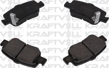 KRAFTVOLL GERMANY 07010087 - Тормозные колодки, дисковые, комплект autospares.lv