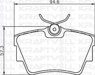 KRAFTVOLL GERMANY 07010020 - Тормозные колодки, дисковые, комплект autospares.lv