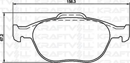 KRAFTVOLL GERMANY 07010023 - Тормозные колодки, дисковые, комплект autospares.lv