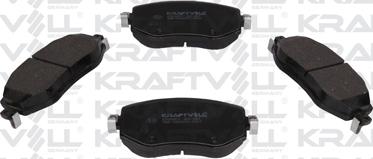 KRAFTVOLL GERMANY 07010071 - Тормозные колодки, дисковые, комплект autospares.lv