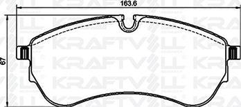 KRAFTVOLL GERMANY 07010078 - Тормозные колодки, дисковые, комплект autospares.lv