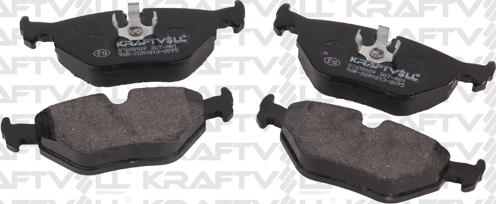 KRAFTVOLL GERMANY 07010109 - Тормозные колодки, дисковые, комплект autospares.lv