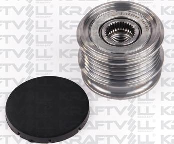 KRAFTVOLL GERMANY 11100044 - Шкив генератора, муфта autospares.lv