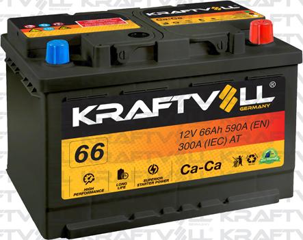 KRAFTVOLL GERMANY 18010009 - Стартерная аккумуляторная батарея, АКБ autospares.lv