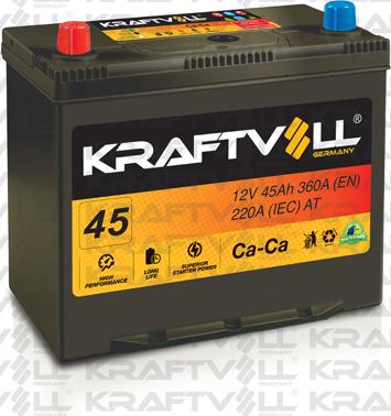 KRAFTVOLL GERMANY 18010004 - Стартерная аккумуляторная батарея, АКБ autospares.lv