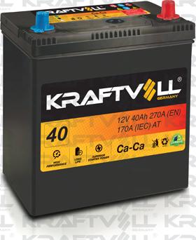 KRAFTVOLL GERMANY 18010001 - Стартерная аккумуляторная батарея, АКБ autospares.lv