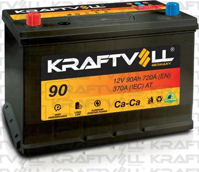KRAFTVOLL GERMANY 18010016 - Стартерная аккумуляторная батарея, АКБ autospares.lv