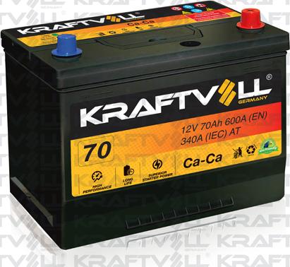 KRAFTVOLL GERMANY 18010010 - Стартерная аккумуляторная батарея, АКБ autospares.lv