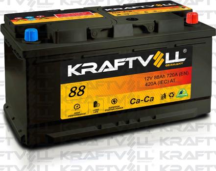 KRAFTVOLL GERMANY 18010018 - Стартерная аккумуляторная батарея, АКБ autospares.lv