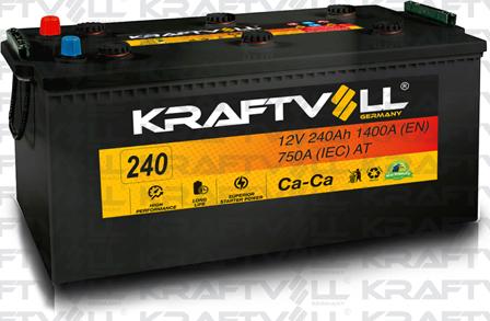 KRAFTVOLL GERMANY 18020009 - Стартерная аккумуляторная батарея, АКБ autospares.lv