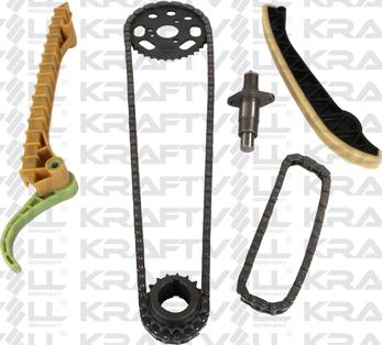 KRAFTVOLL GERMANY 12100023 - Комплект цепи привода распредвала autospares.lv