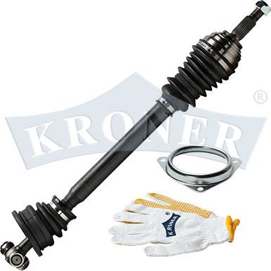 Kroner K100401 - Приводной вал autospares.lv