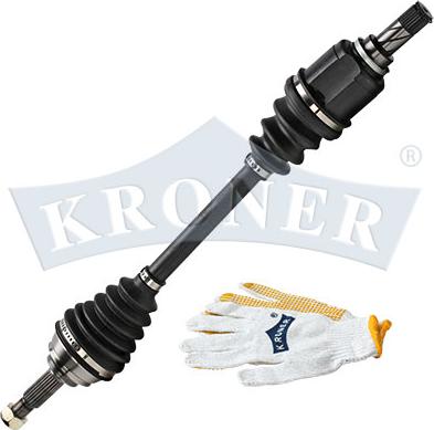 Kroner K100402 - Приводной вал autospares.lv