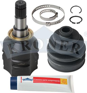 Kroner K103792 - Шарнирный комплект, ШРУС, приводной вал autospares.lv