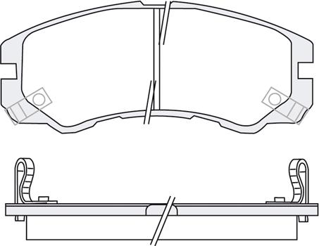 KSH EUROPE 1850.0058050 - Тормозные колодки, дисковые, комплект autospares.lv