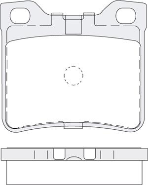 KSH EUROPE 1850.0058165 - Тормозные колодки, дисковые, комплект autospares.lv