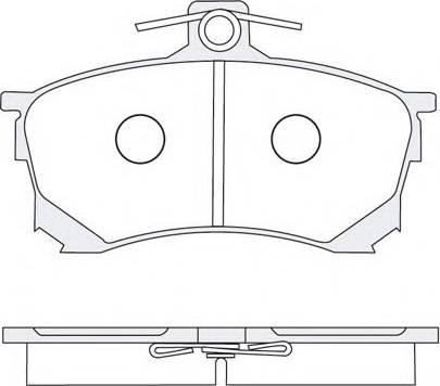 KSH EUROPE 1850.0058007 - Тормозные колодки, дисковые, комплект autospares.lv