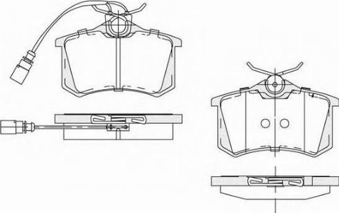 KSH EUROPE 1850.0058204 - Тормозные колодки, дисковые, комплект autospares.lv