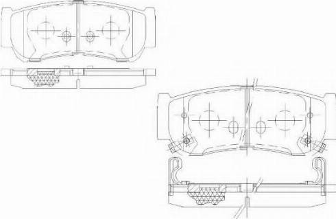 KSH EUROPE 1850.0058232 - Тормозные колодки, дисковые, комплект autospares.lv