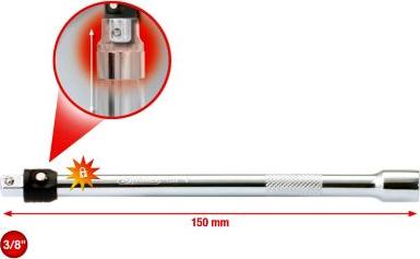 KS Tools BT591085 - Державка, коленчатый вал autospares.lv