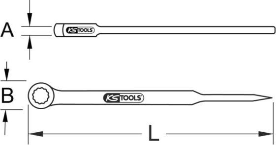 KS Tools BT571016 - Монтажный инструмент, поликлиновой ремень autospares.lv