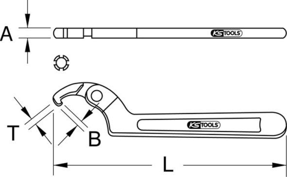 KS Tools BT651150 - Сжиматель пружины, пружина подвески autospares.lv