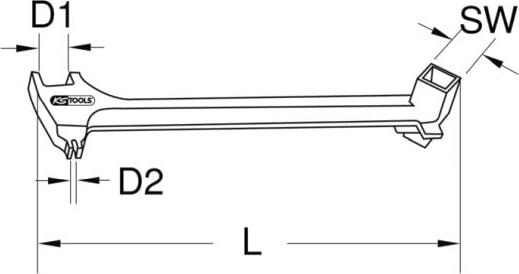 KS Tools BT672100 - Монтажный инструмент, сайлентблок autospares.lv