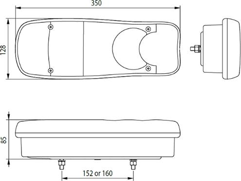 KUTNAK AUTOMOTIVE 720383 - Задний фонарь autospares.lv