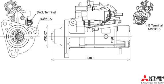 KUTNAK AUTOMOTIVE 723405/M - Стартер autospares.lv