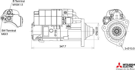 KUTNAK AUTOMOTIVE 723406/M - Стартер autospares.lv