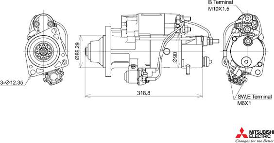 KUTNAK AUTOMOTIVE 723542/M - Стартер autospares.lv